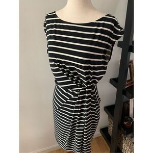 Loft stripped dress size s